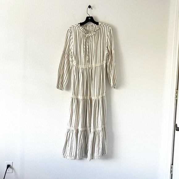 Fahhar Striped Midi Dress - Picture 3 of 11